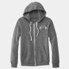 Adult Triblend Full-Zip Fleece Hood Thumbnail