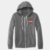 Adult Triblend Full-Zip Fleece Hood Thumbnail