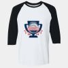 Adult Heavy Cotton™ Three-Quarter Raglan Sleeve T-Shirt Thumbnail