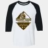 Adult Heavy Cotton™ Three-Quarter Raglan Sleeve T-Shirt Thumbnail