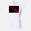 Ladies' Birds-Eye Mesh V-Neck T-Shirt Thumbnail