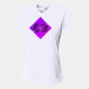 Ladies' Birds-Eye Mesh V-Neck T-Shirt Thumbnail