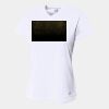 Ladies' Birds-Eye Mesh V-Neck T-Shirt Thumbnail