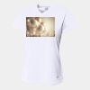 Ladies' Birds-Eye Mesh V-Neck T-Shirt Thumbnail