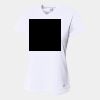 Ladies' Birds-Eye Mesh V-Neck T-Shirt Thumbnail