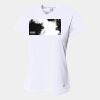 Ladies' Birds-Eye Mesh V-Neck T-Shirt Thumbnail